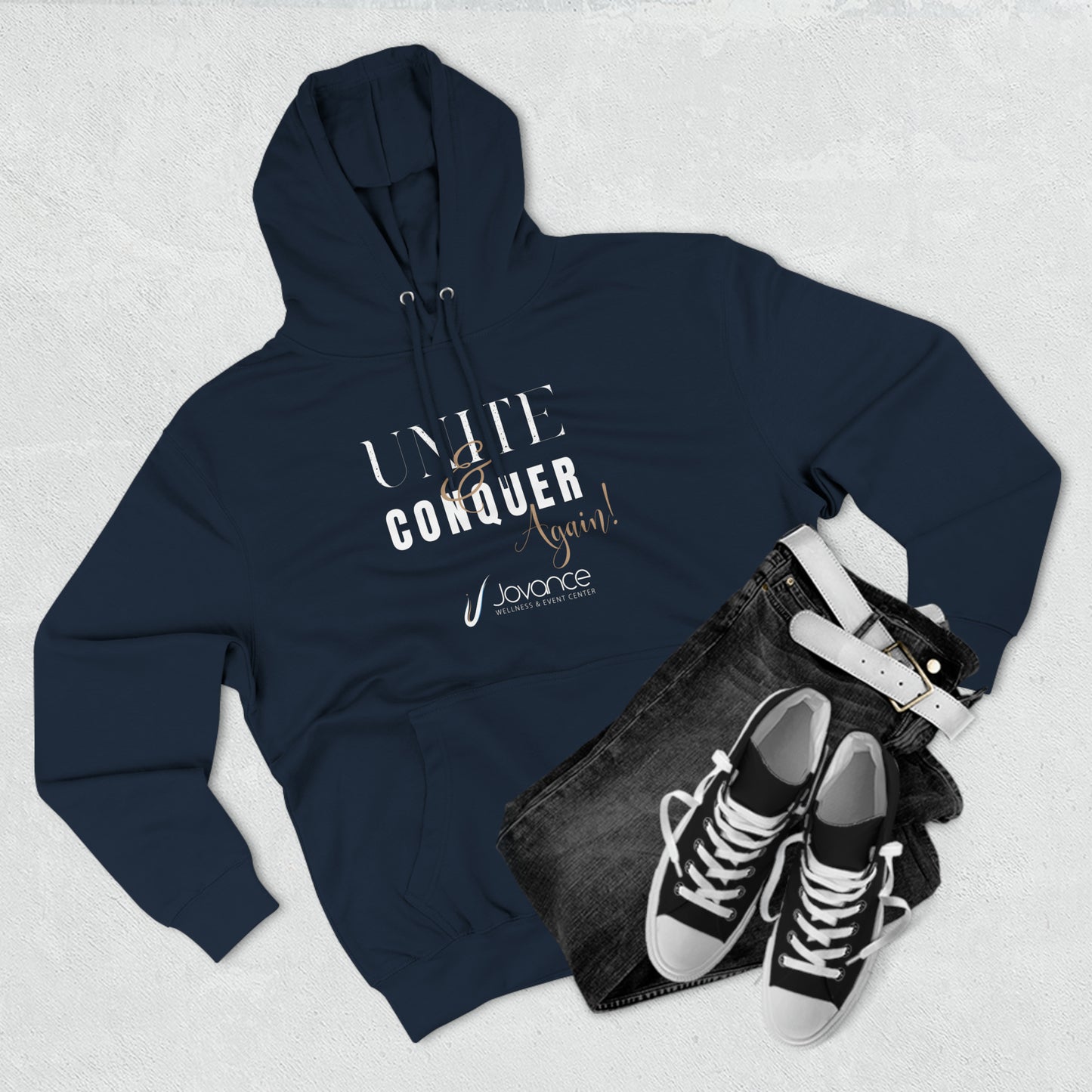 THE Unite & Conquer Again | Unisex Comfy Fleece Hoodie