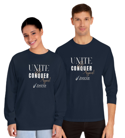 THE UNITE & CONQUER AGAIN | Unisex Comfy Long Sleeve Shirt